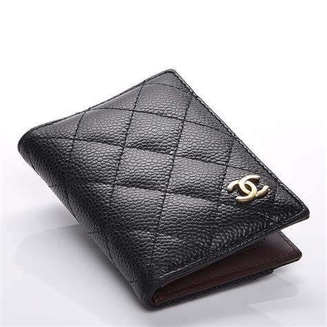 chanel black caviar card holder|CHANEL Caviar Quilted Card Holder Black .